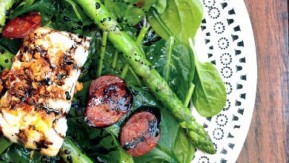 Featured image for “Chorizo and Asparagus Salad with Halloumi.”
